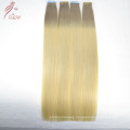 Hot Selling Double Drawn European Ombre Color Tape in Hair Extension